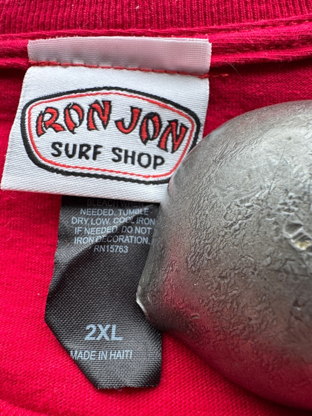 Ron Jon Red Surf Shop Graphic Long Sleeve Tee UNISEX XXL GRAPIC’s on BACK&SLEEVE - Picture 8 of 13